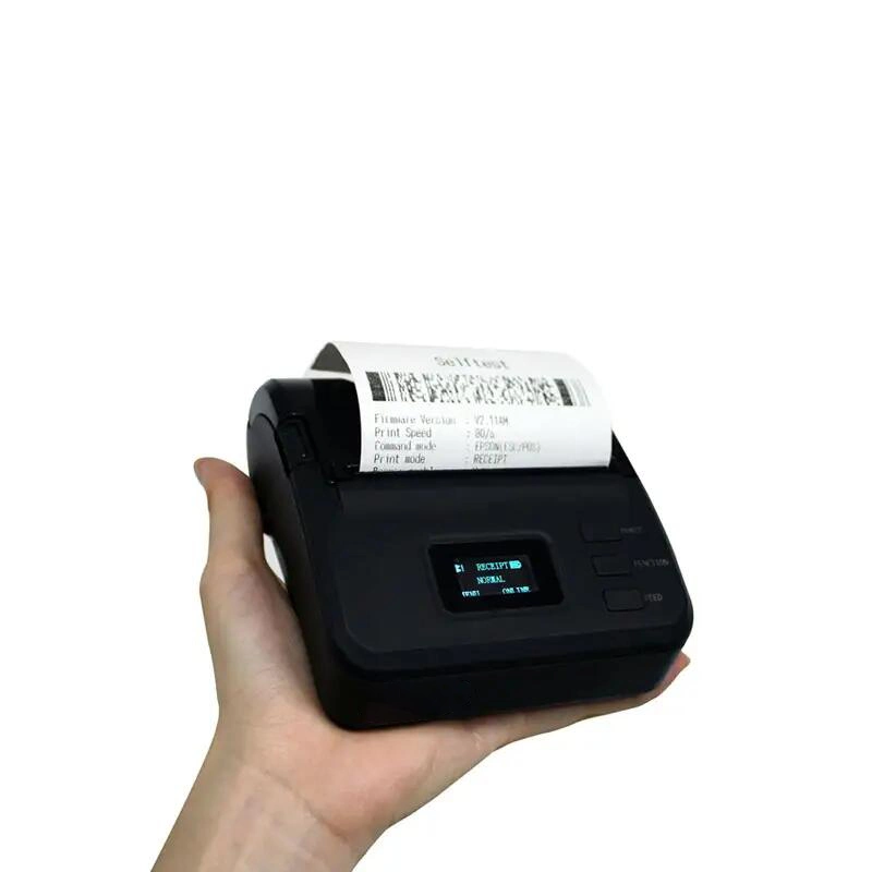 Bluetooth Handheld Wireless Mobile Small Pocket Inkless Portable Thermal Receipt Mini Printer