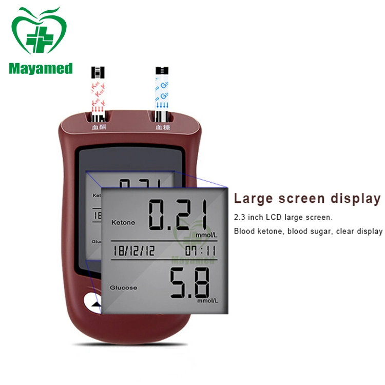 Medical Sugar Ketone Monitoring System Diabetes Testing Meter Precio