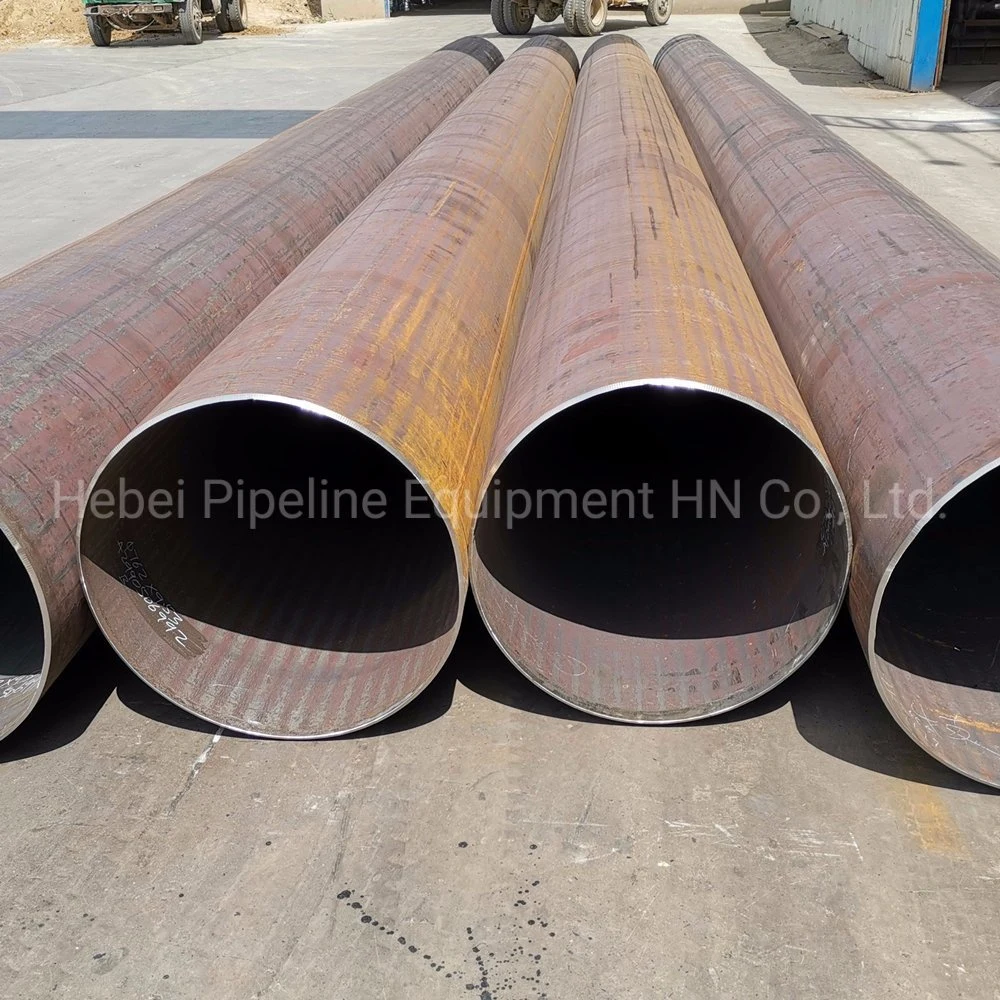 Large Diameter High Frequency Straight Seam Welded Steel Pipe for Fluids Transmission Water Structural GB/T9711 En10219 En10217 BS1387 S235jr S355 St37