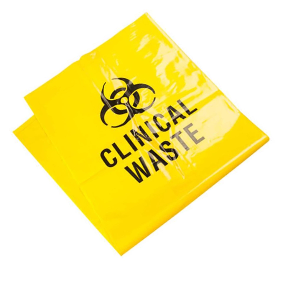 Siny Custom Size Plastic Disposable Medical Waste Bags Biohazard Bag Garbage Bags