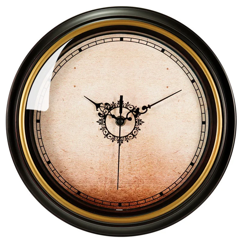 Relógio de parede Artístico Silent Retro Creative Nordic Clock Wall Style Decorativo Antique Relojes