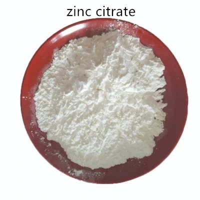 Polvo aditivo alimentario Citrato de zinc CAS 546-46-3 C12h14o16zn3