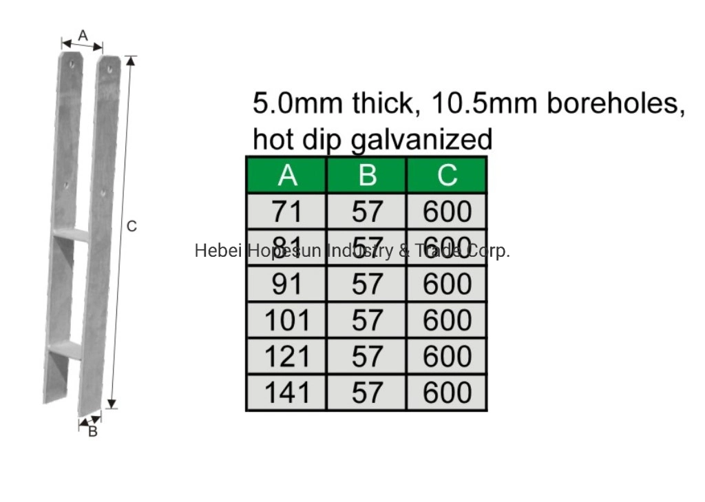 Schwerer H-Design-Anker zur Unterstützung von Hot Selling