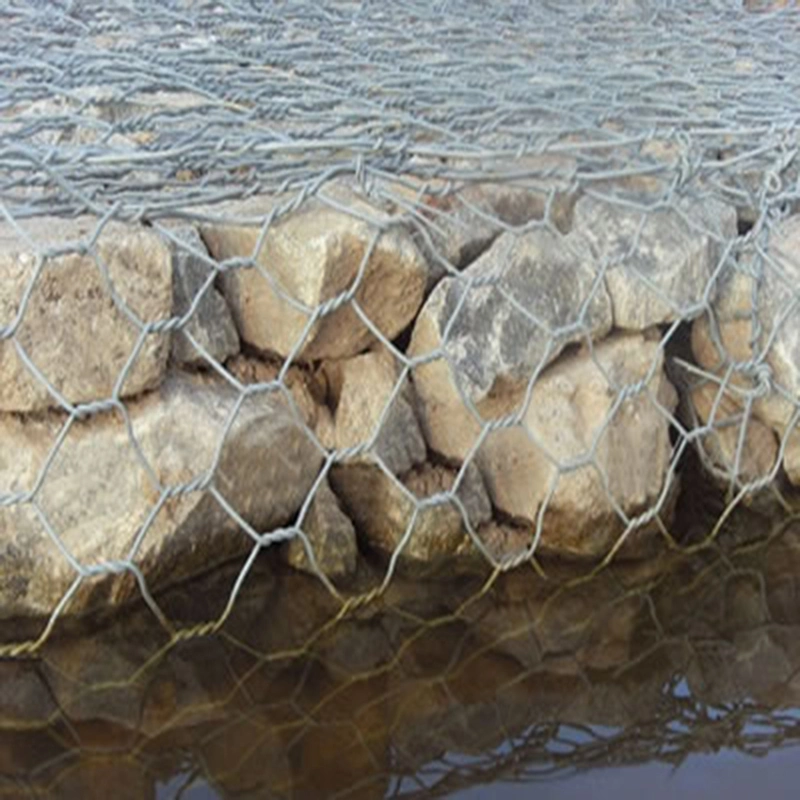 6X2X0.3m Galvanized/Zn-Al/PVC Gabion Mattress Gabion Wall