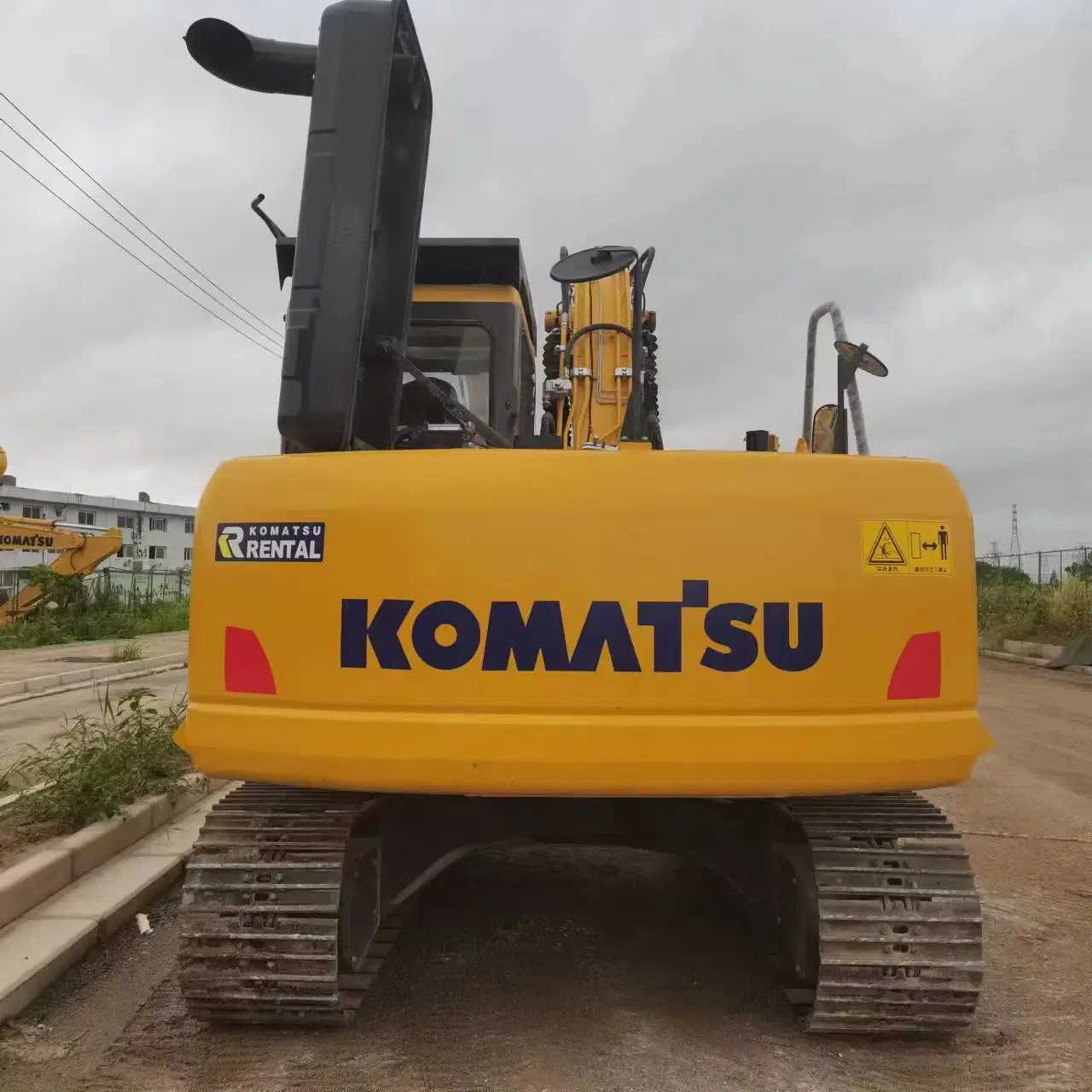 Japan 13ton 130 Used Komatsu PC130-7 Excavator with Front Blade