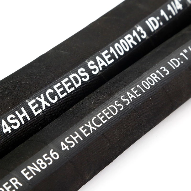 Wear-Resistant and Anti-Aging High Pressure Hydraulic Hose Rubber Hose LPG Industrial Braided Hose