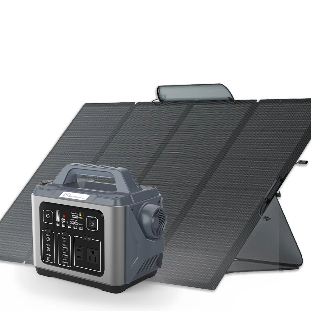 Precio mayorista portátil batería 300W 299wh exterior fuera de la red portátil Central eléctrica con panel solar plegable