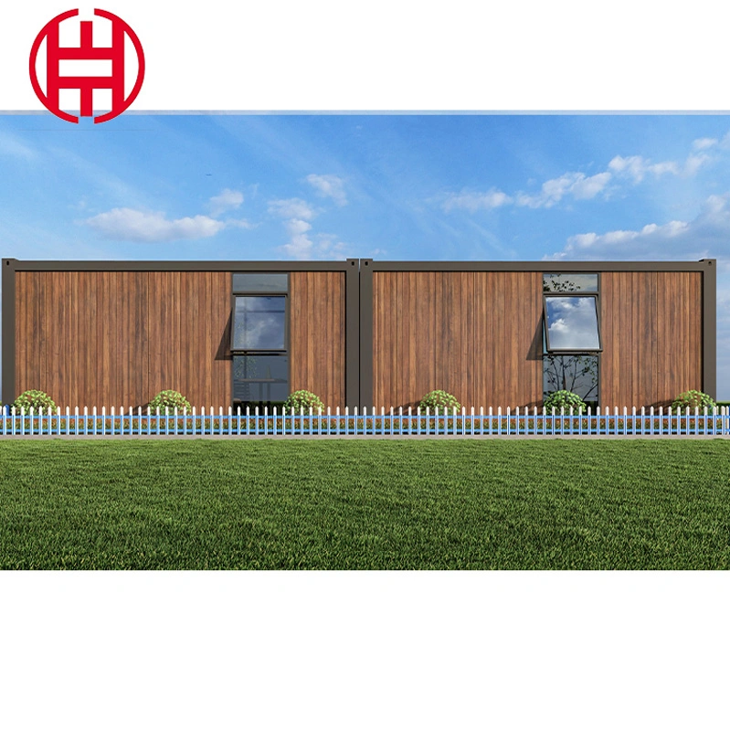 Prefab Container House Apartment Office Family Business Prefabricated Steel Structure Coffee Shop Wooden Style