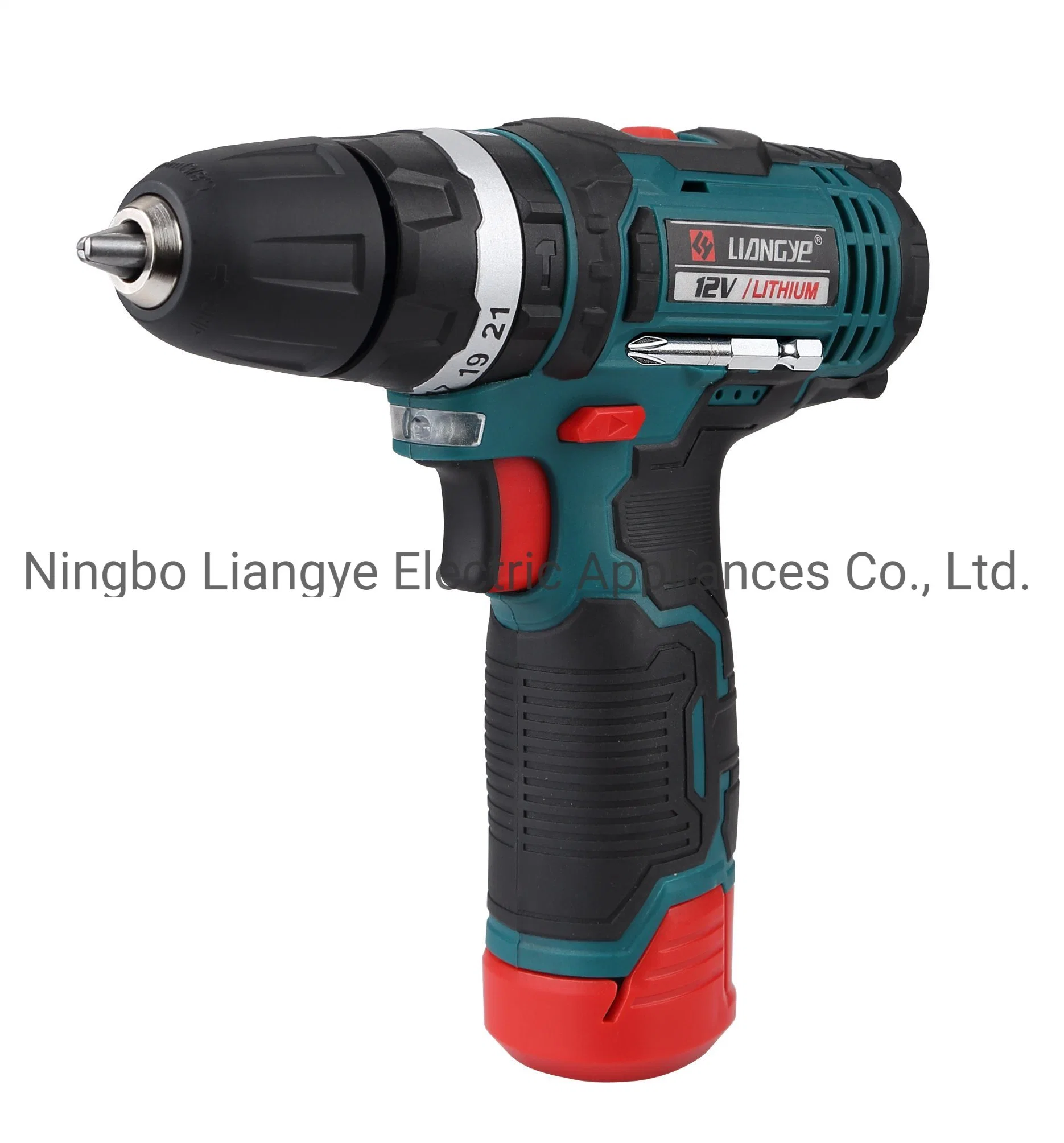 Liangye Battery Power Tools 10.8V LCD666-2sc Cordless Rechargeable Mini Impact Drill