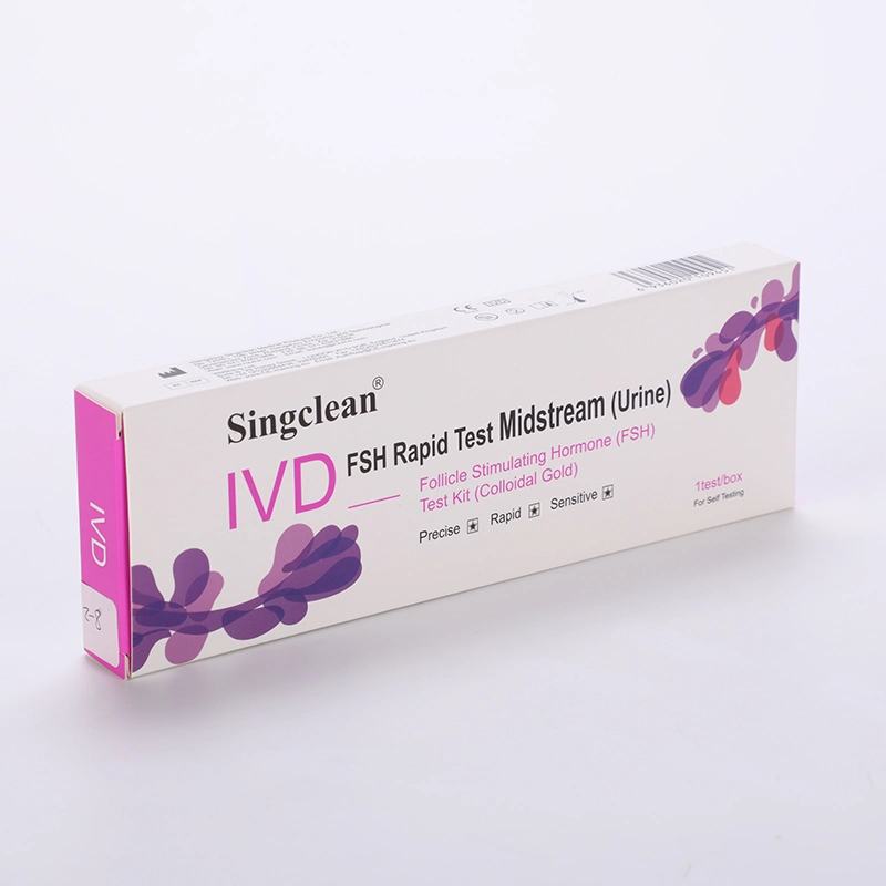 Singclean indoloro Multi-especificación casera FSH Test Pen para la menstruación detenida Períodos