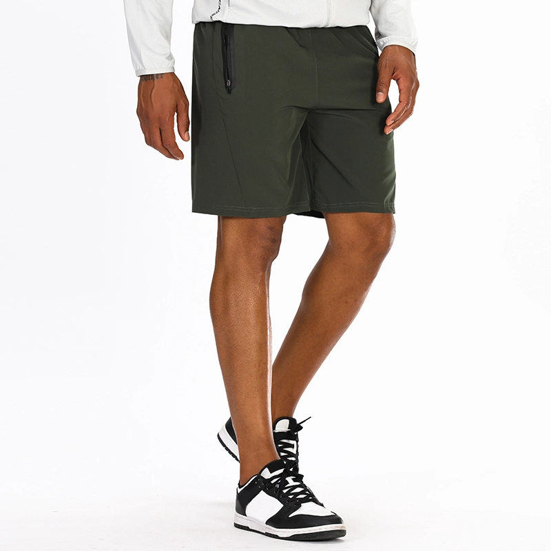 Calças de jogging de running ginásio Fitness Pocket Shorts secagem rápida treino Calções para homem