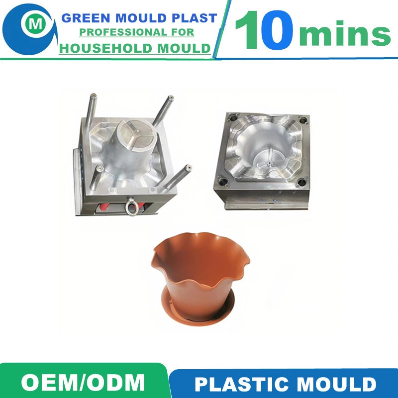 Precio barato Inyección de alta calidad Plástica planta Plotina molde Flowerpot Plástico de moldeo/moldeo