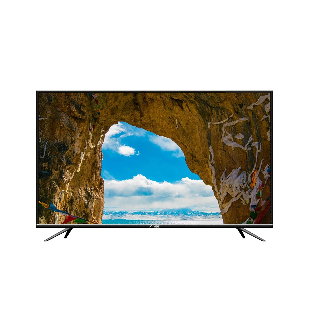 2023 Vente chaude TV LED 55" 4K Android Smart TV télévision WiFi 80 75 70 65 60 55 50 pouces écran Qled