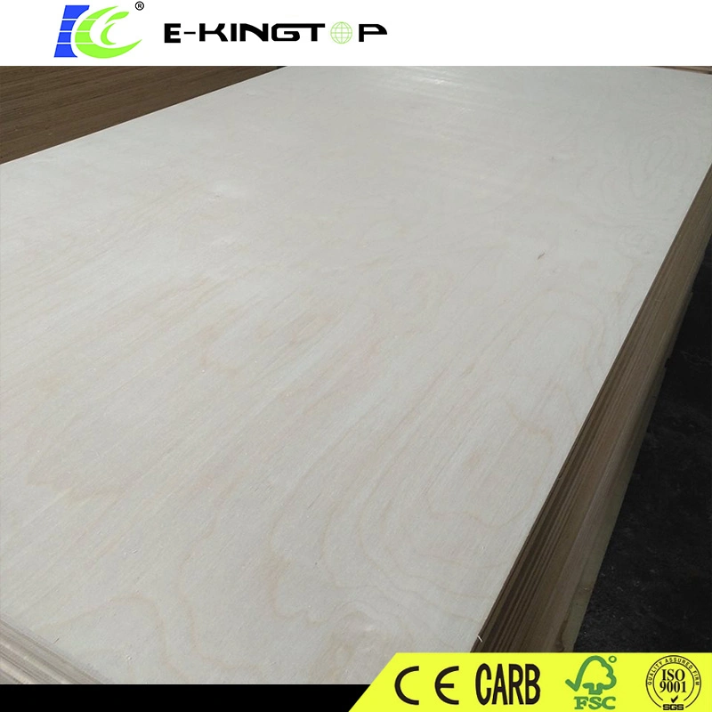 Birch Veneer Plywood Boards for Furniture, Thickness 18mm