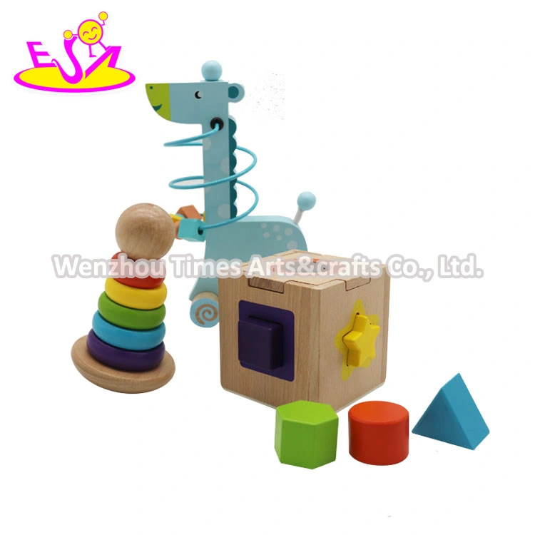 Customize Educational Sorter Wooden Shape Recognition Toy for Kids W12D378