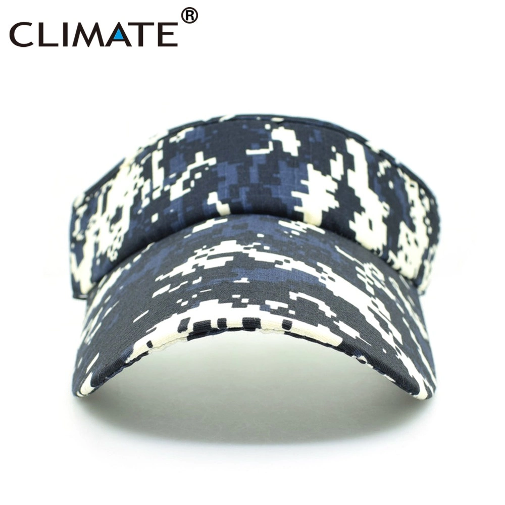 Climate Camouflage Visor Cap Fishing Hunting Sun Hat Caps Colorful Summer Visors Man Woman Outdoor Sports Adjustable Hat Caps