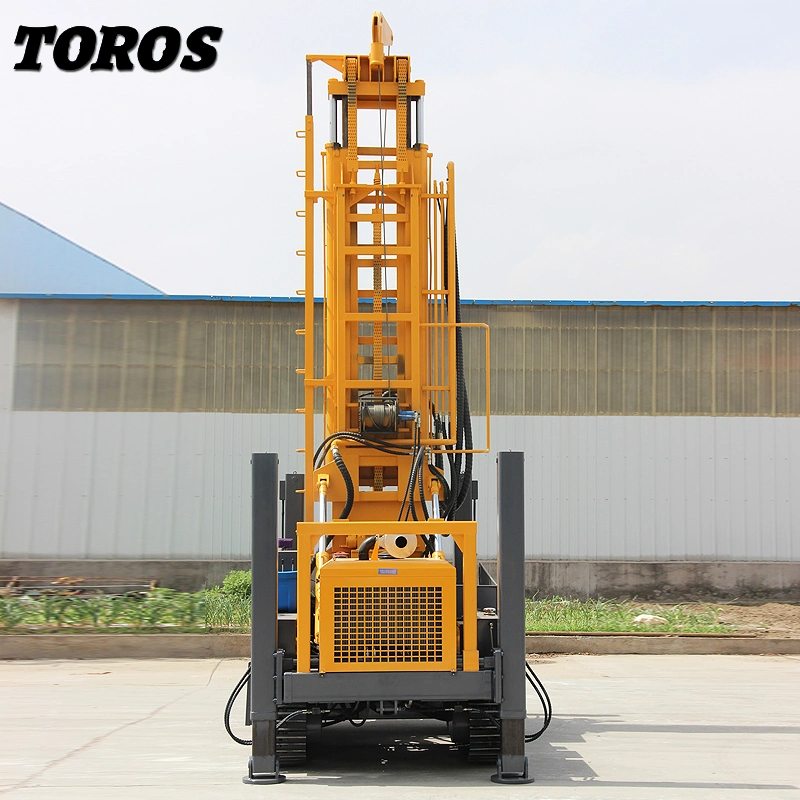 100 Meter Hydraulic Portable Diesel Engine Track-Type Water Well Drilling Rig Machine for Sale Japan Price