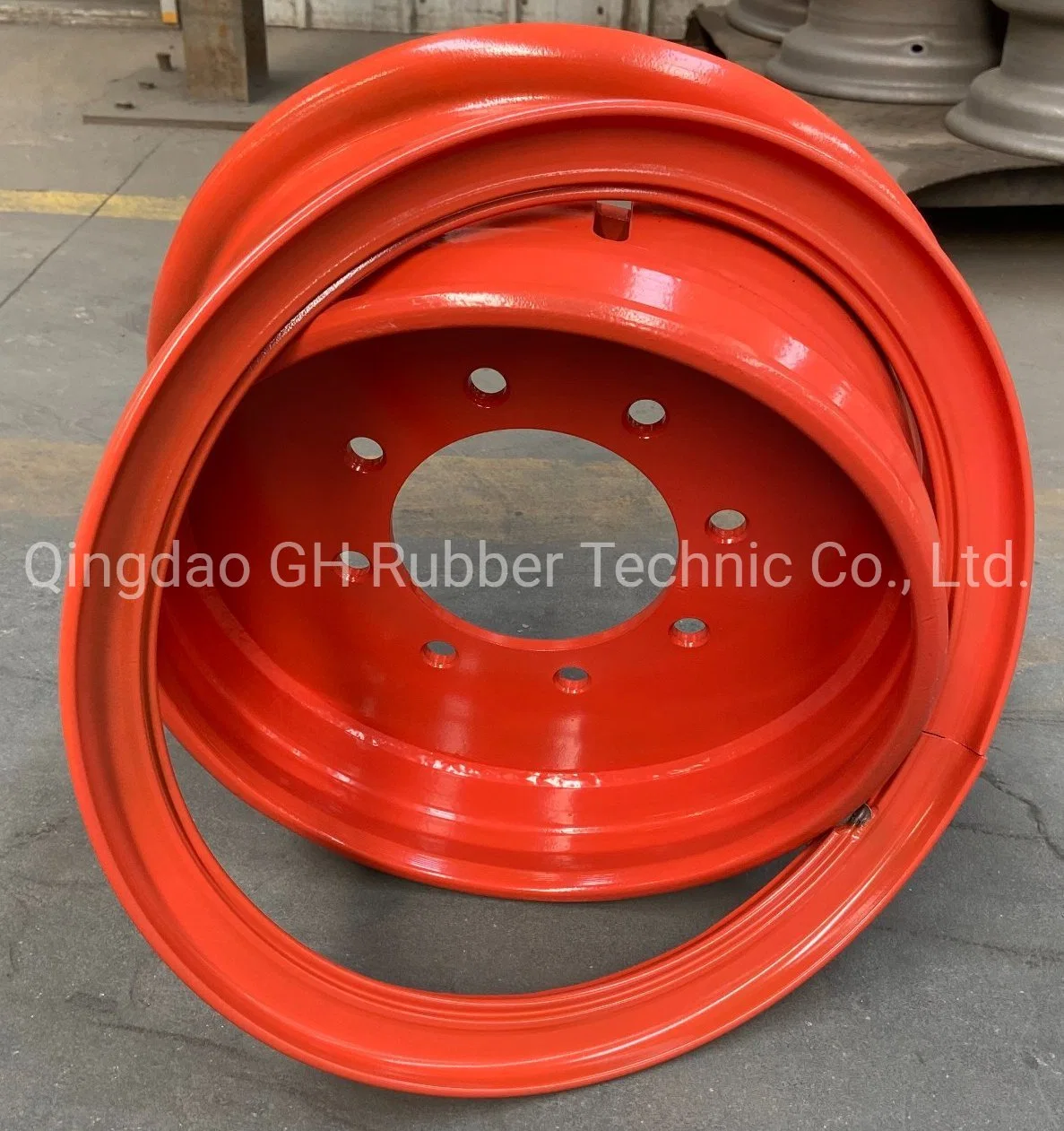 5.00-8 Pneumatic Forklift Tyres/Tires Rim Wheel 3.00dx8 3.50d-8 Assembly