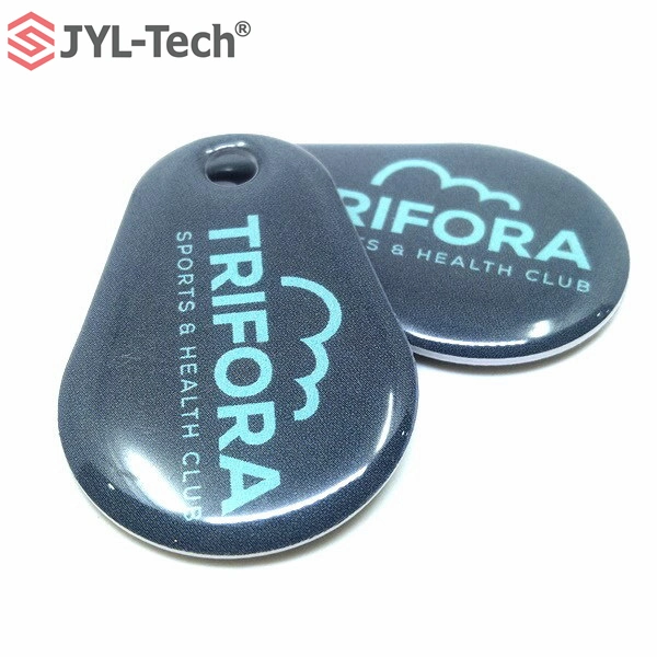 Schöne NFC Schlüsselanhänger Tag RFID Schlüsselanhänger Smart Epoxy NFC Tastenanhängetaster