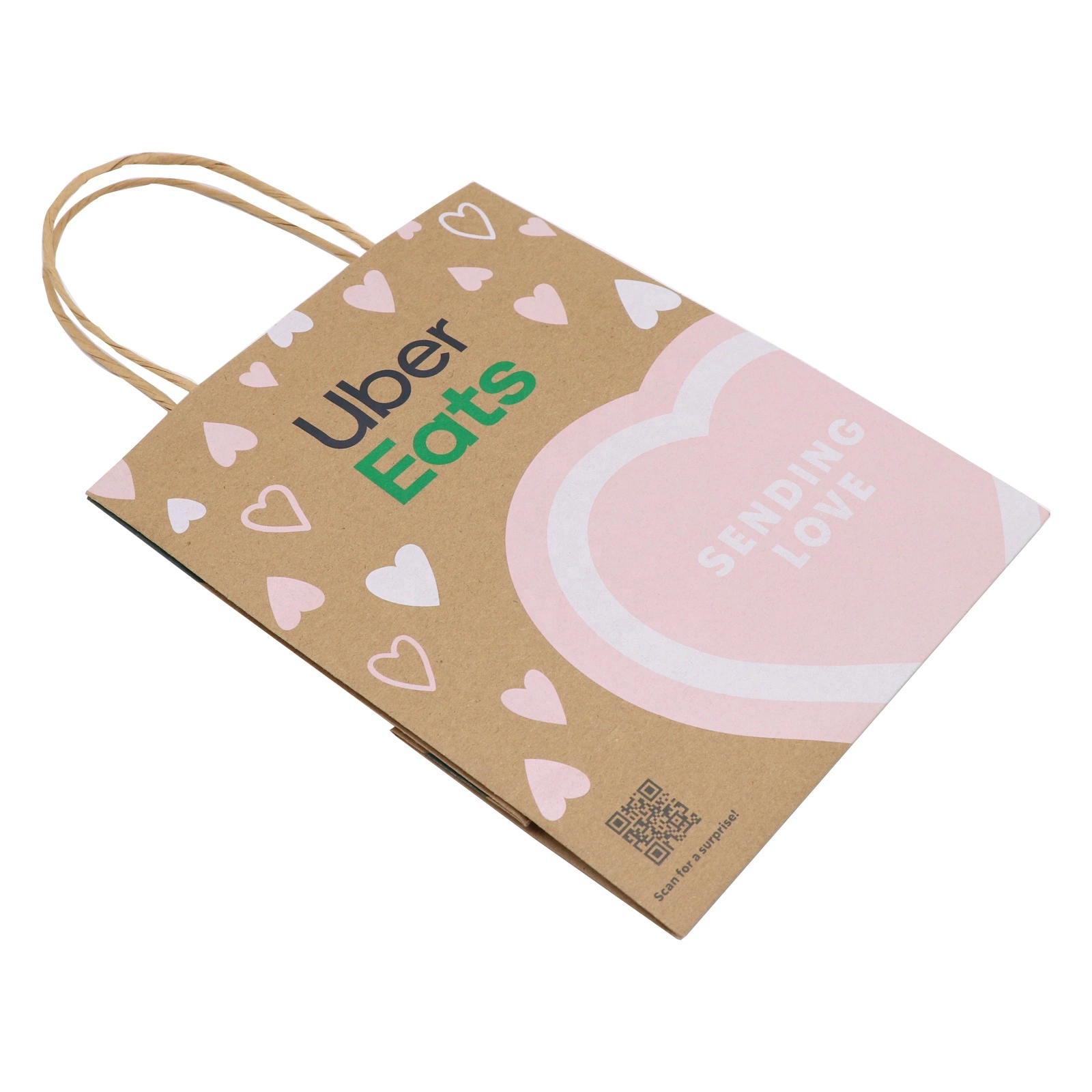 Prix d'usine Sac cadeau personnalisé sac de papier imprimé du logo de l'emballage cadeau avec Poignée Torsadée un sac de shopping