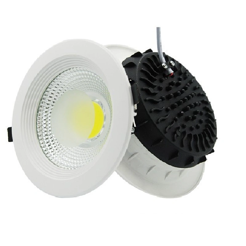 CE Indoor Recessed Dimmable LED Lighting 20W 30W COB Panel Light Downlight