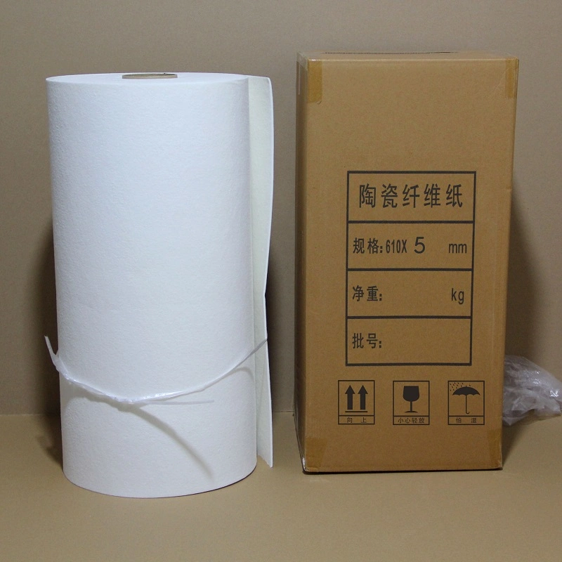 Thermal Wool Ceramic Fiber Insulation Paper Oven Kiln Refractory Bio Soluble Ceramic Fiber Paper