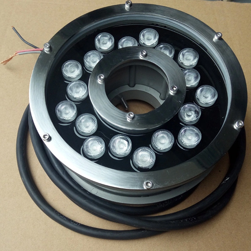 Casting Aluminum Big Power Inner Hole LED Underwater Fountain