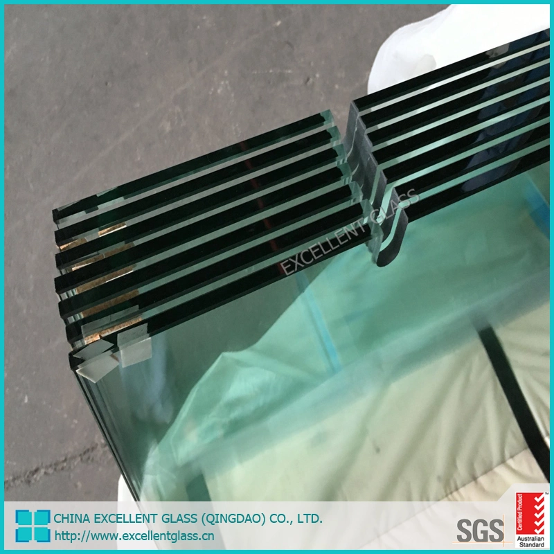 10mm Thick Panel Clear/Ultra Clear/Tinted/Stained/Colored Tempered Glass for Commercial Building