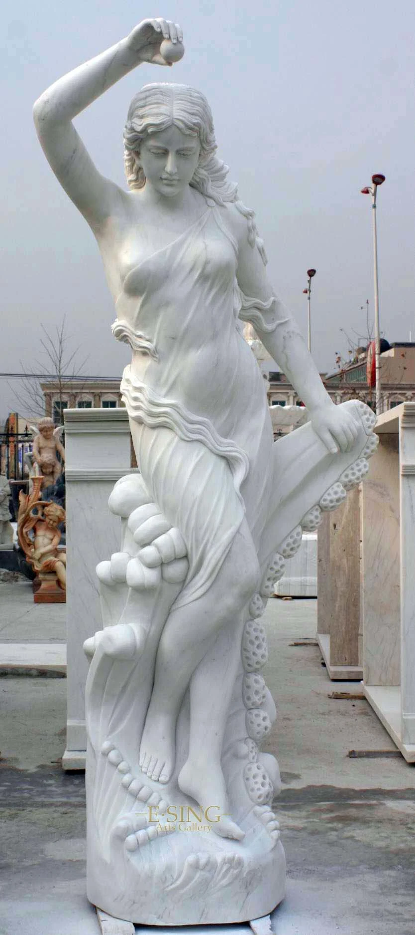 Large Size High quality/High cost performance Marble Woman with Child France Sculpture for Sale