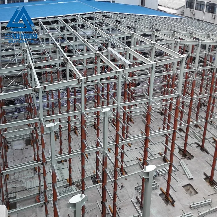 Metal Frame with Steel Structure and Roof Sheet for Workshop