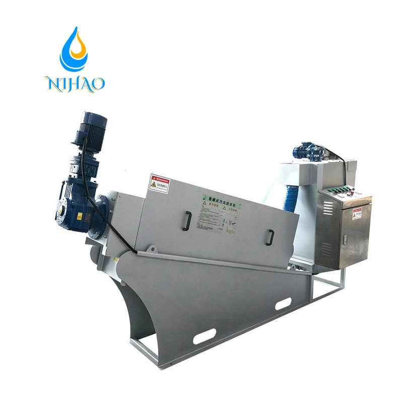 Power Saving and Water Saving Dewatering Machine Screw Press for Wastewater Treatment