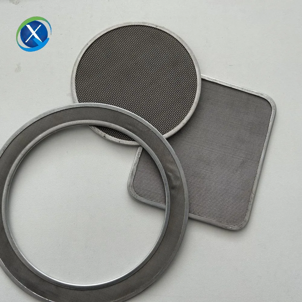 Customized Shape Edge Covering Mesh Filter Disc/Sheet for Plastic Industrial