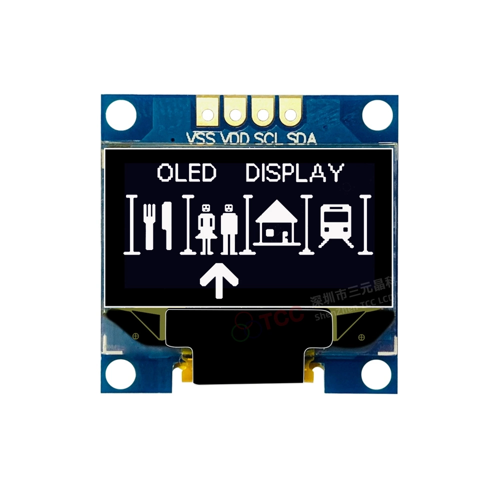 برنامج التشغيل SSD1306 بشاشة LCD مقاس 0.96 بوصة من نوع I2C Micro Panel 128X64 وحدة شاشة OLED