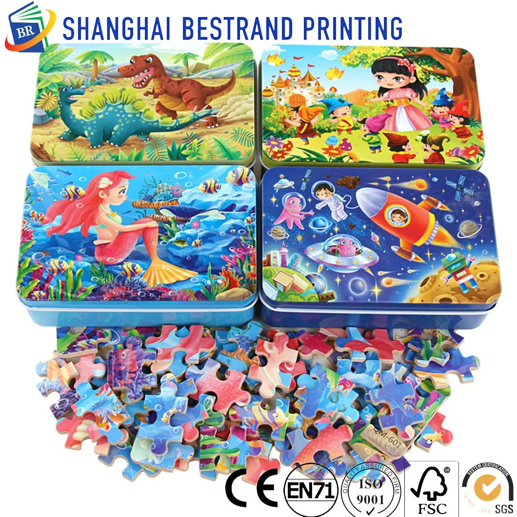 Wholesale Paperback Printing Service for Customized Softcover, Puzzle Printing, Children Puzzles, Children&prime; S Puzzle Books, Puzzle