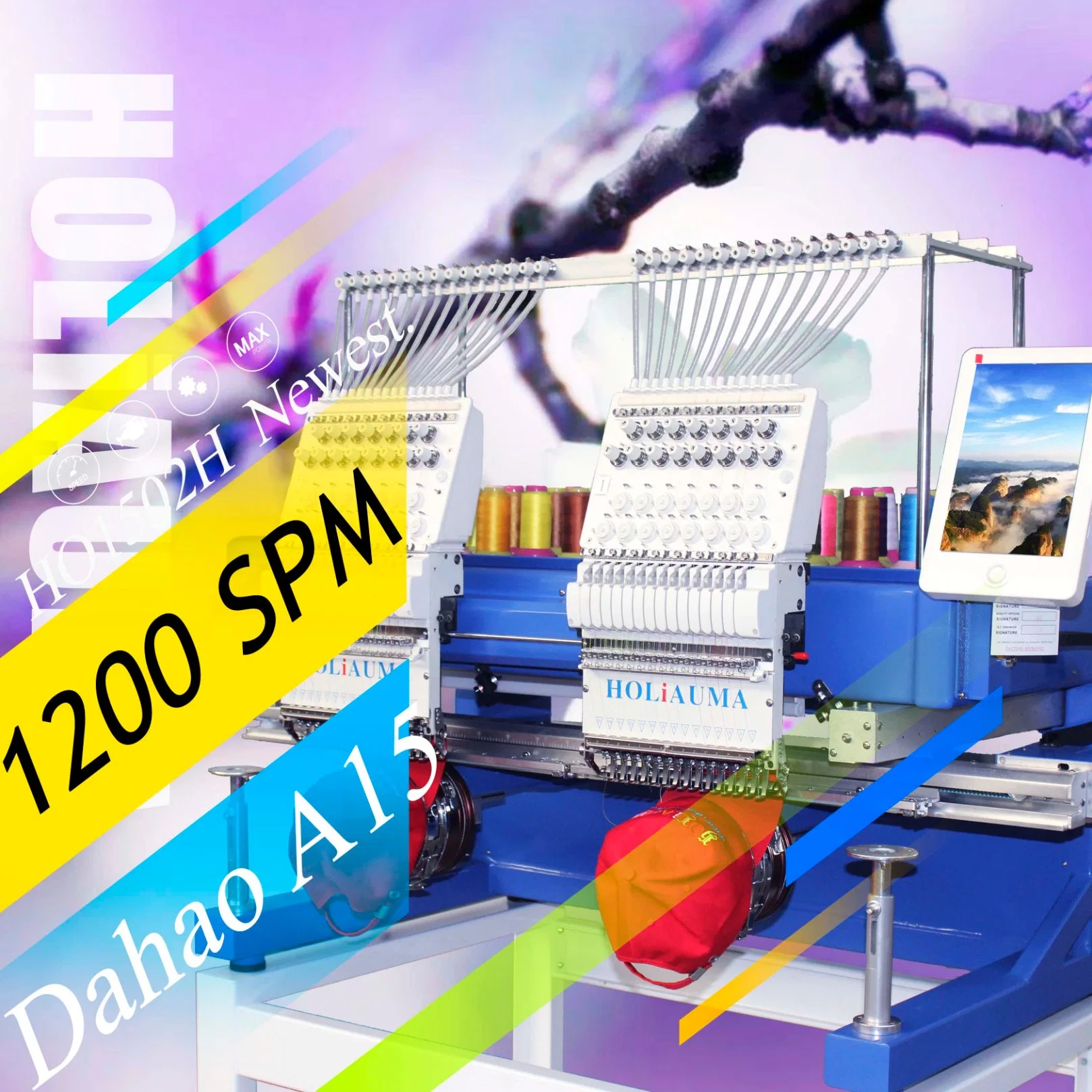 5 Years Quality Warranty! ! ! Similar to Barudan Brother Pr 600 2 Head Embroidery Machine Computerized and Accessories