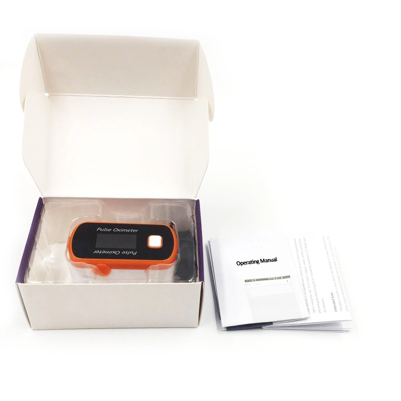 Fingertip Pulse Oximeter, Blood Oxygen Saturation Monitor with Battery