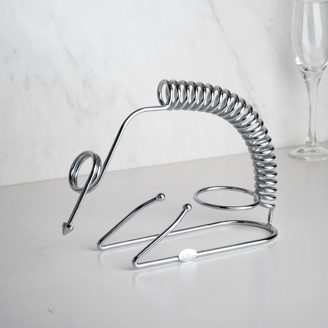 Wine Wire Bottle Basewire Iron Minimalist Style Display Stand Countertop Rack