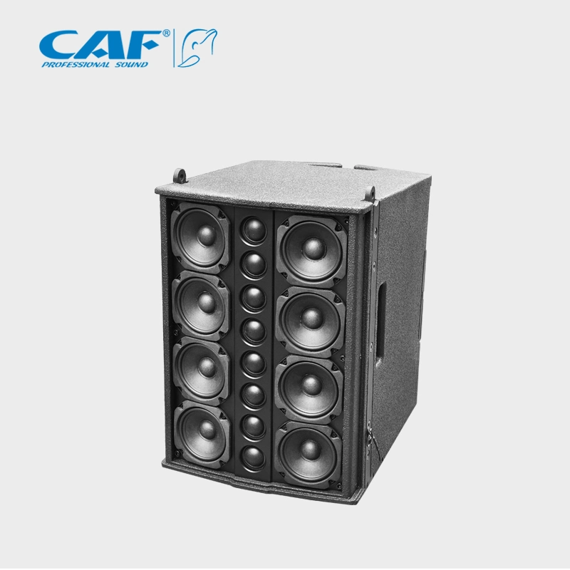 صوت مجموعة سماعة مصفوفة الصوت عالي الجودة Vs-808 Professional Audio Line Array المعدات