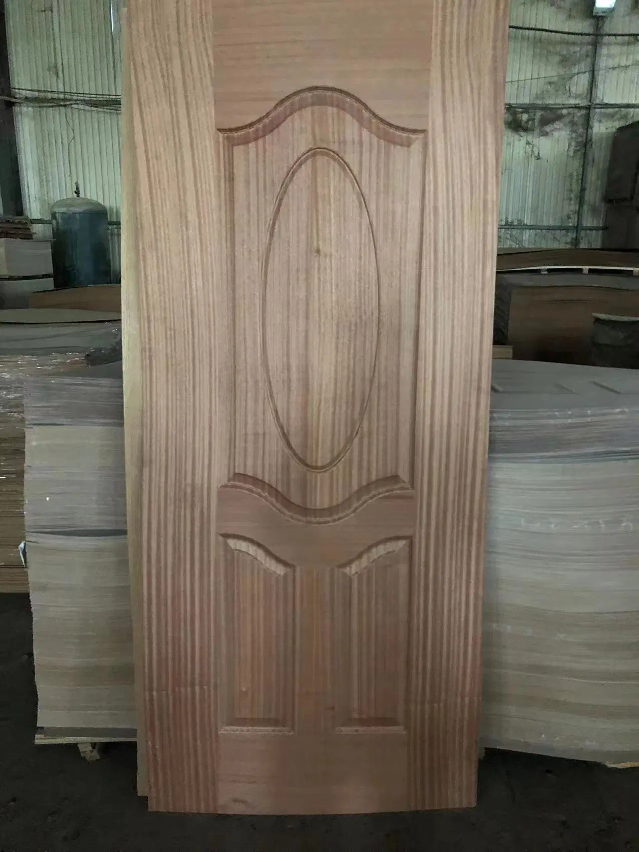 Wooden Grain Surface Skin Door Panel for Entrance Decoration