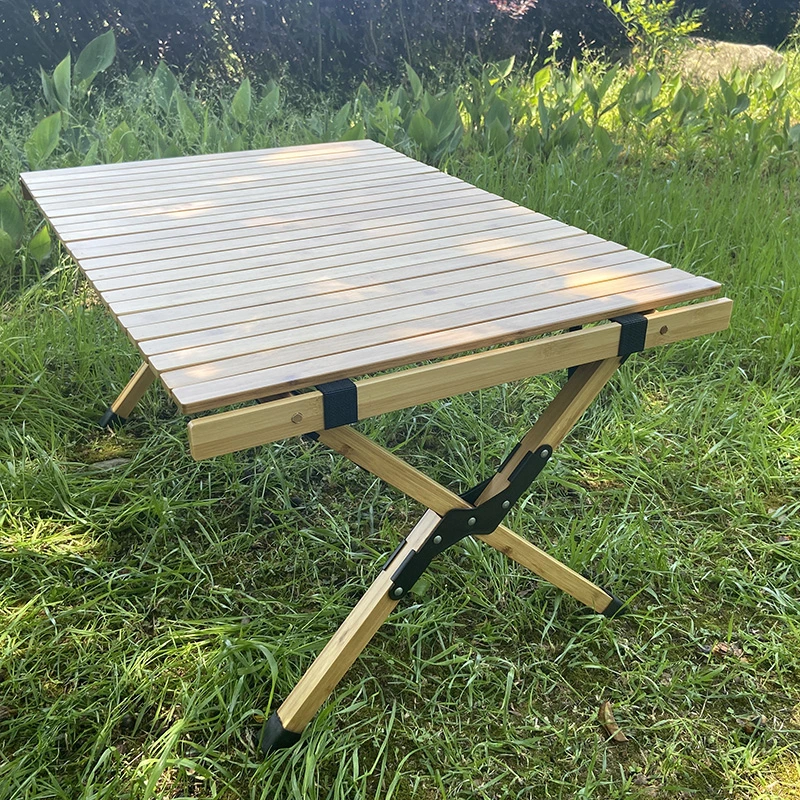 Bamboo Picnic Fold Table Outdoor High quality/High cost performance  Camping 2seat Folding Tables