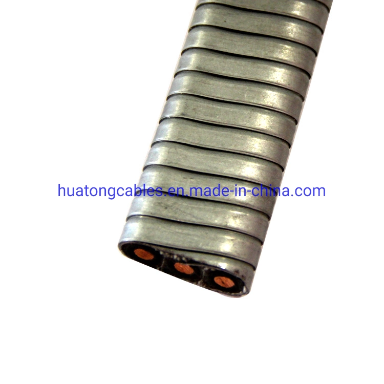 High Performance Esp Cable 3 Core Solid Copper Conductor Epr Insulation Lead Sheathed Submersible Oil Pump Esp&#160; Cable