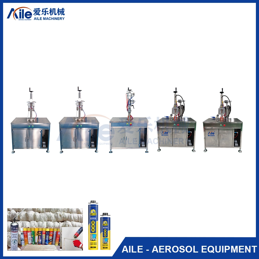 PU Foam Chemicals Polyurethane Spray Foam Aerosol Products Filling Line