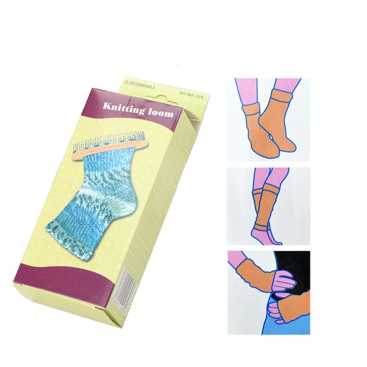 Chaussettes de laine de bricolage simple Knitter part raccommodage main tricoter chaussette de l'outil de tricot