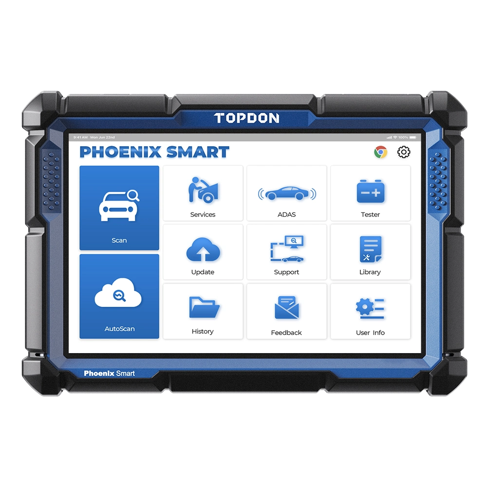 Topdon Phoenix Smart 200 año de actualización gratuita 2+ programador de ECU Todos los sistemas máquina de diagnóstico Automoción portátil OBD2 escáner auto Herramienta de diagnóstico profesional