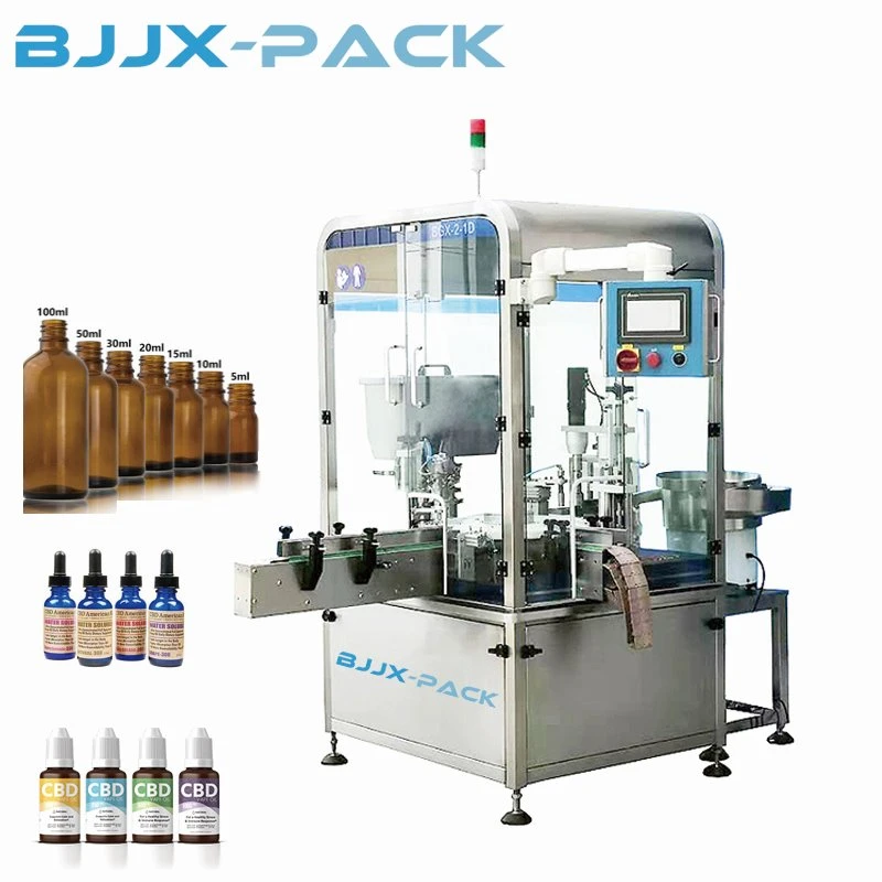 Automatic Cosmetic Essence Nail Polish Nail Polish Lip Gloss Lotions Filling Capping Machine