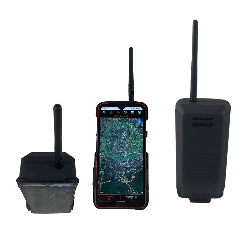 Handheld Drone Detector Vertical High 1 Km - 3 Km Effective Detection Distance for Safety Control