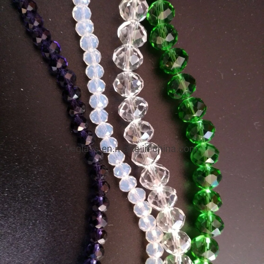 Glass Beads Manufacturer Faceted Rondelle Crystal Beads