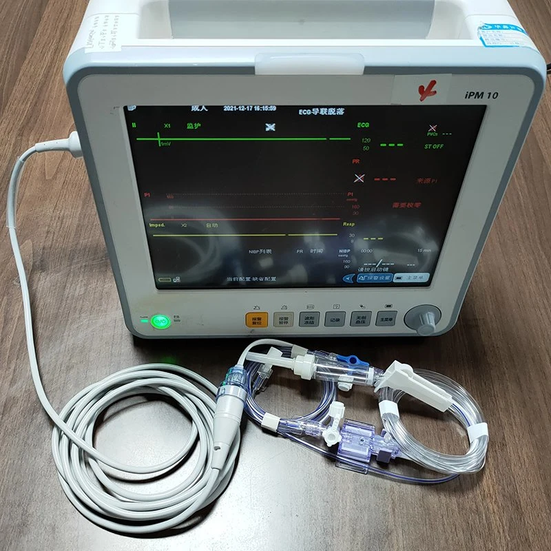 Transductor desechable de presión arterial invasiva IBP DPT para Abbott