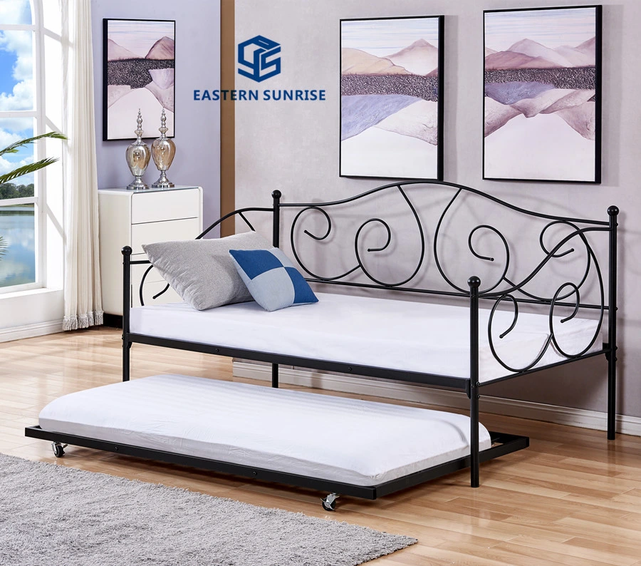 Sofá-cama resistente, estrutura de cama de suporte de ripas de aço para Quarto de Sala de estar