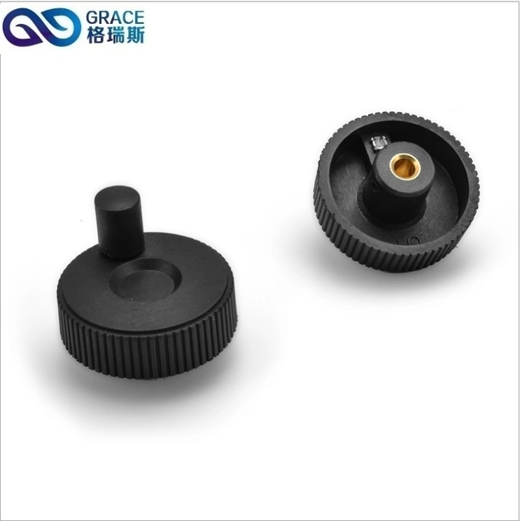 Hot Sale Plastic Black Knob with Handwheel for Lathe Machine with SGS